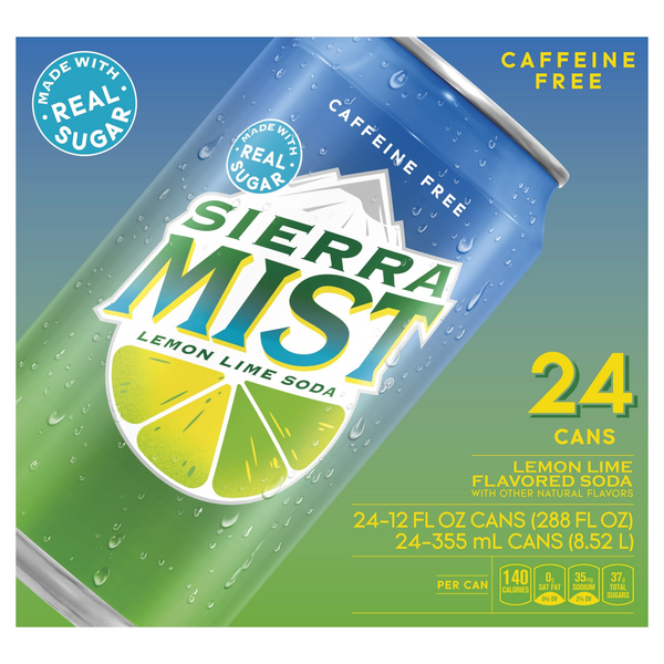 Soft Drinks Sierra Mist Lemon Lime Soda hero