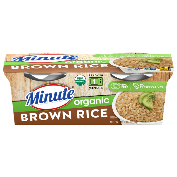 Grains, Rice & Dried Goods Minute Rice Brown Rice, Organic hero