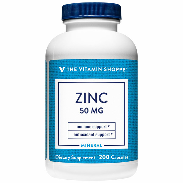 The Vitamin Shoppe Zinc Immune & Antioxidant Support - 50 MG hero