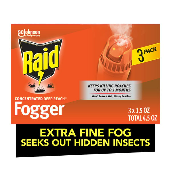 Insect & Pest Control Raid® Concentrated Deep Reach Fogger hero