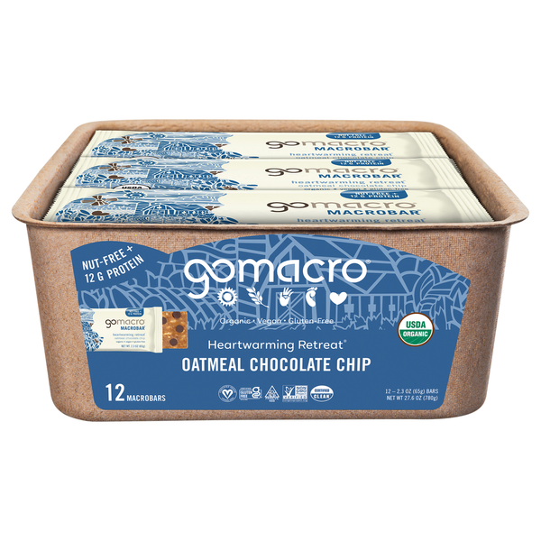 Energy & Granola Bars GoMacro MacroBars, Oatmeal Chocolate Chip hero