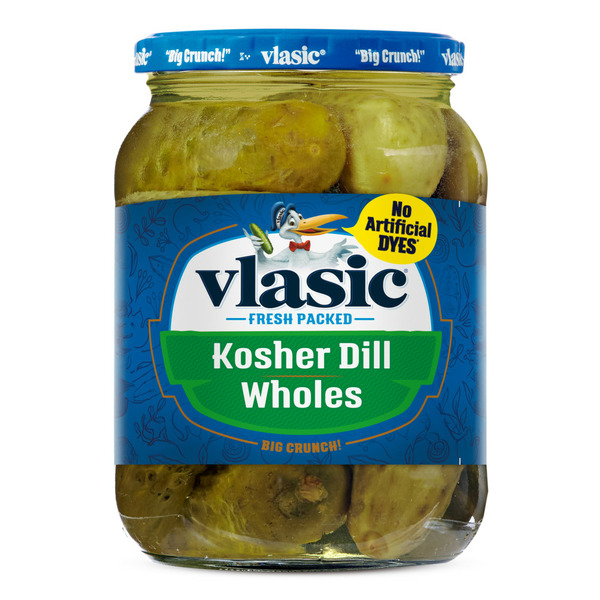 Pickles, Peppers & Olives Vlasic Keto Friendly Kosher Dill Whole Pickles hero