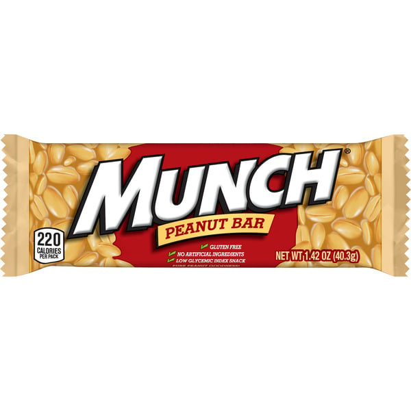 Candy & Chocolate MUNCH Peanut Gluten Free Candy Bar Full Size hero