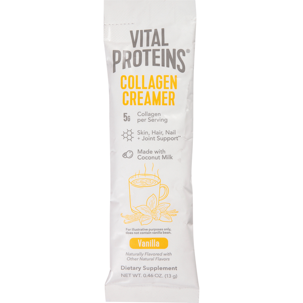 Protein & Meal Replacements Vital Proteins Collagen Creamer, Vanilla hero