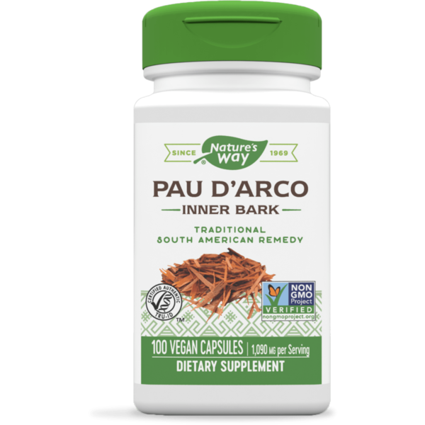 Vitamins & Supplements Nature's Way Pau d'Arco, Inner Bark, 545 mg, Veg. Capsules hero