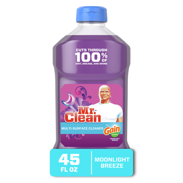 Cleaning Products Mr. Clean with Gain Moonlight Breeze Scent Multi-Surface Cleaner hero