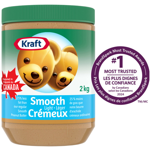 Spreads Kraft Smooth Peanut Butter, Light hero