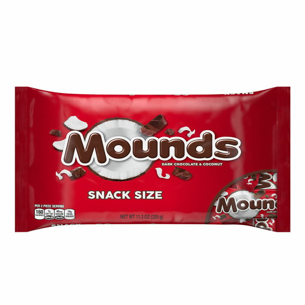 Candy & Chocolate MOUNDS Dark Chocolate and Coconut Snack Size Candy hero