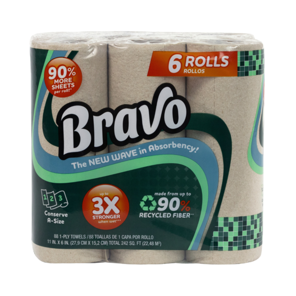 Paper Goods Bravo Naturally Strong Paper Towel hero