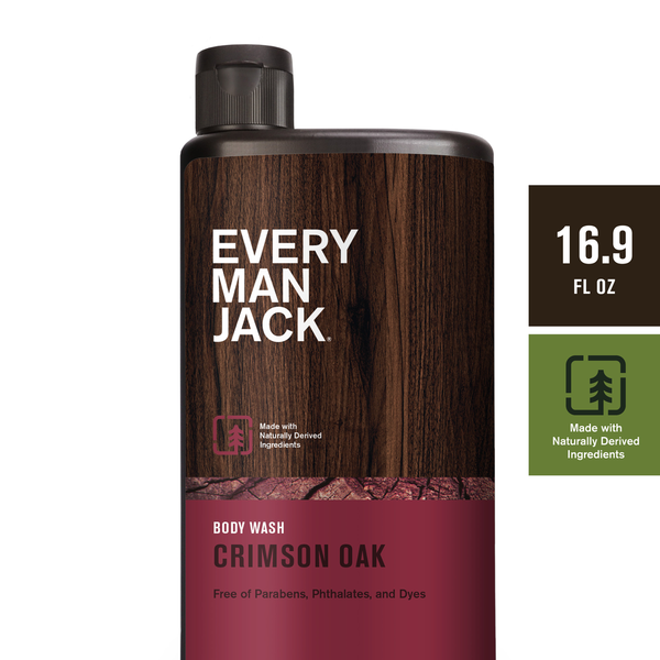 Body Lotions & Soap Every Man Jack Crimson Oak Hydrating Body Wash for Men hero