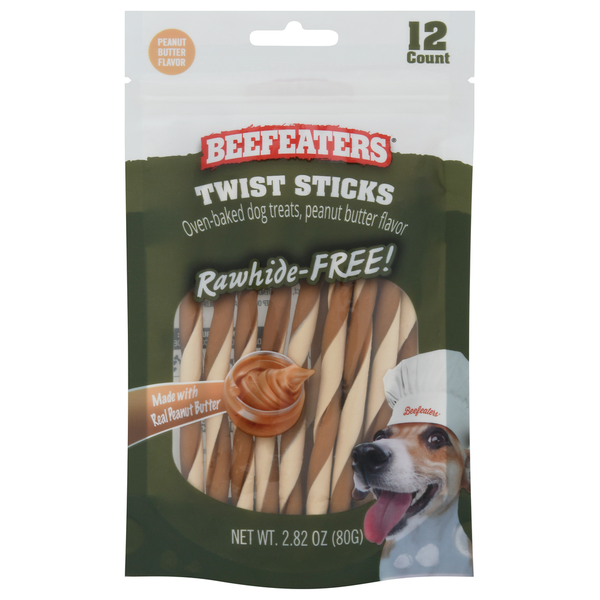 Beefeaters Twist Sticks, Peanut Butter Flavor hero