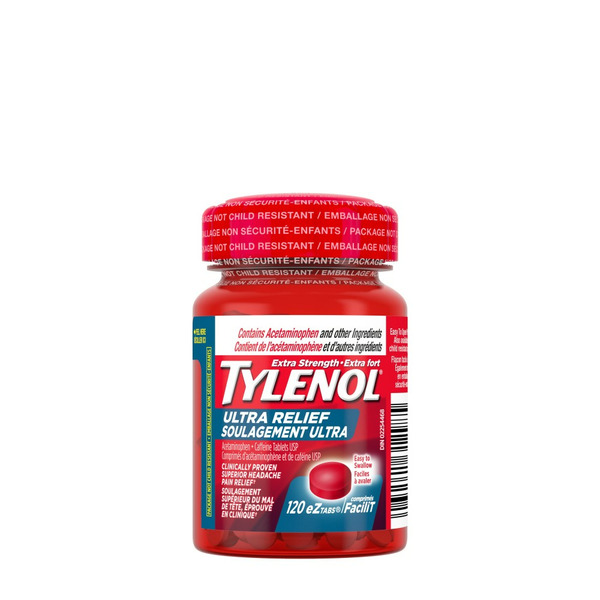 Muscles, Joints & Pain Relief Tylenol Adult Extra Strength Ultra Relief 500 Mg Ez Tablets hero