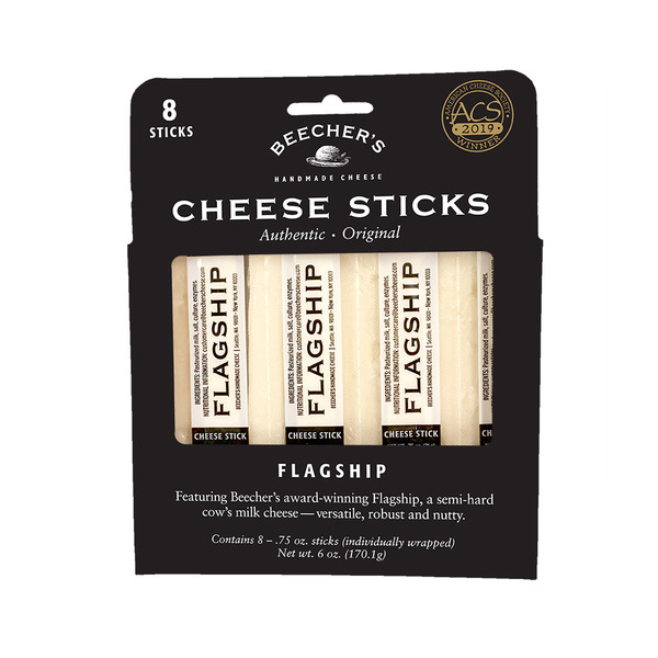 Beecher's Handmade Cheese Flagship Cheese Sticks hero