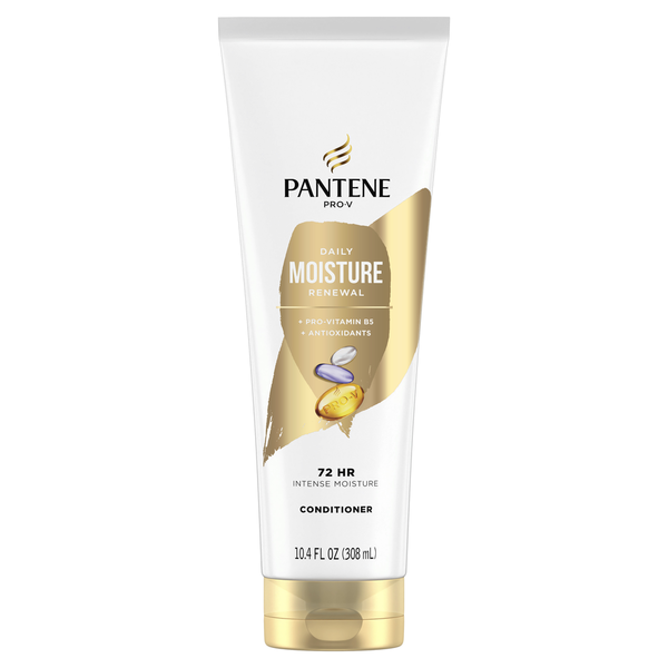 Hair Care Pantene Conditioner, Pro V Daily Moisture Renewal for All Hair Types, Color Safe hero