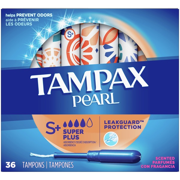 Feminine Care TAMPAX Pearl Tampons Super Plus Plastic Scented hero