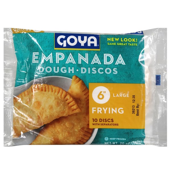 Bread & Dough Goya Empanada Dough Discs for Turnover Pastries, Large hero