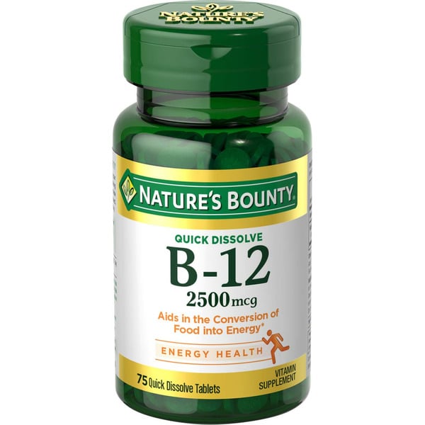 Nature's Bounty Vitamin B-12, Cherry Flavor hero