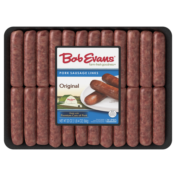 Lunch Meat Bob Evans Farms Pork Sausage Links, Original hero