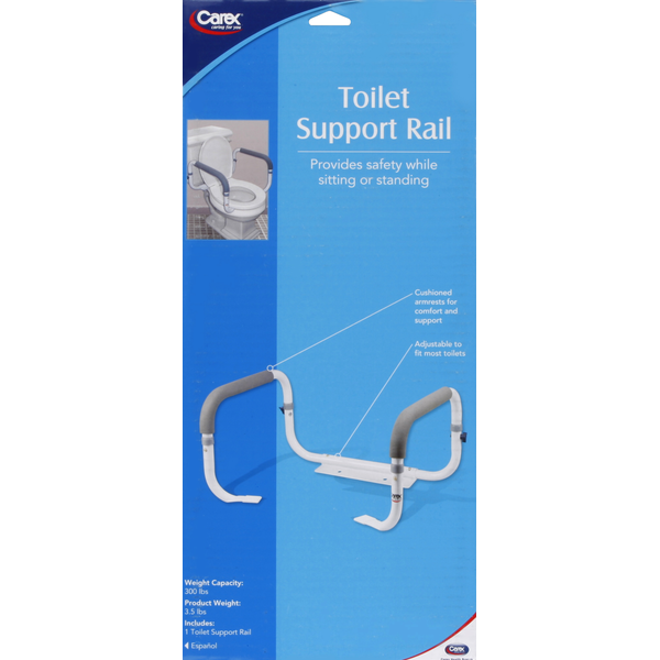 More Household Carex Toilet Support Rail hero