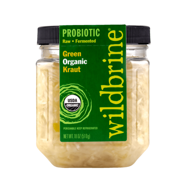 Refrigerated wildbrine Green Organic Kraut hero