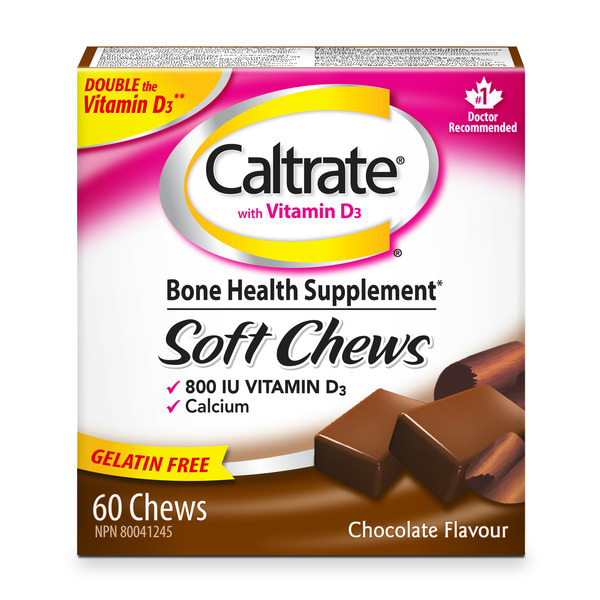 Vitamins & Supplements Caltrate Soft Chews, Chocolate hero