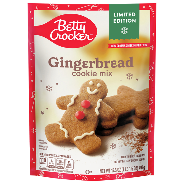 Doughs, Gelatins & Bake Mixes Betty Crocker Cookie Mix, Gingerbread hero