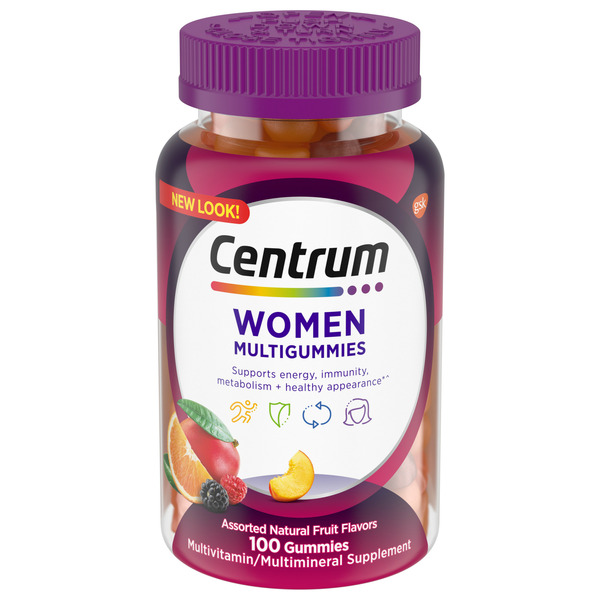 Vitamins & Supplements Centrum MultiGummies Women Multivitamin Fruit hero