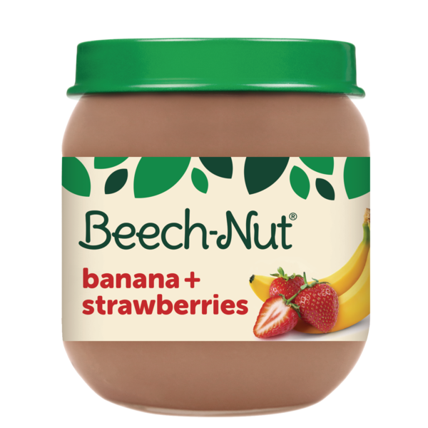 Baby Food & Formula Beech-Nut Banana & Strawberries Baby Food Jar hero