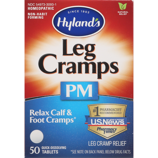 Miscellaneous Supplements Hyland's Leg Cramp Relief, PM, Quick-Dissolving Tablets hero