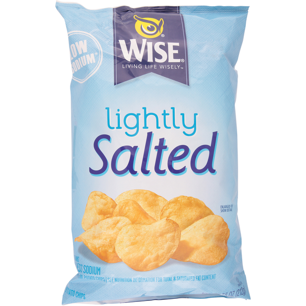 Chips & Pretzels Wise Potato Chips, Lightly Salted hero