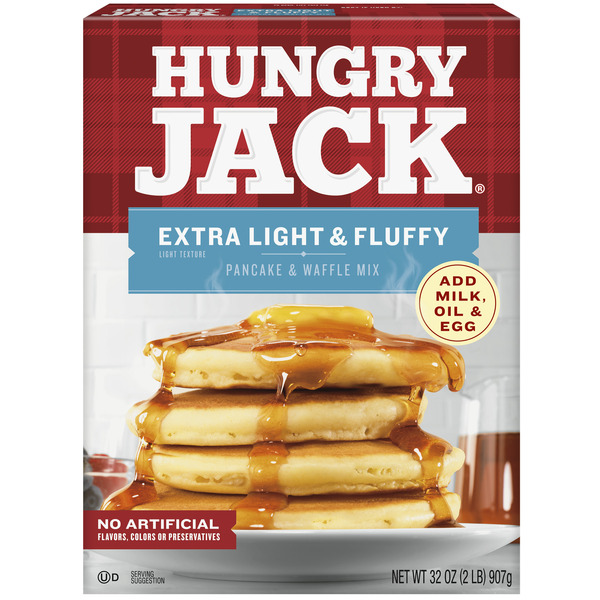 Bakery Desserts Hungry Jack Extra Light And Fluffy Pancake Mix And Waffle Mix hero