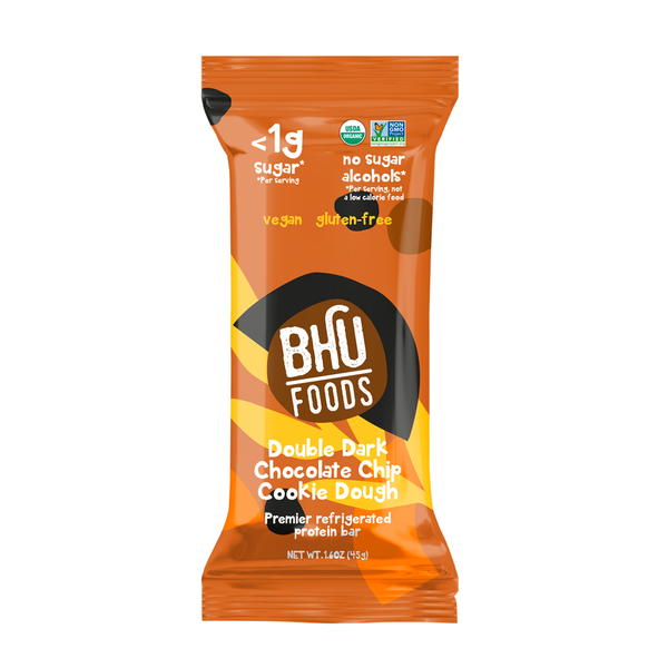 Frozen Breads & Doughs Bhu Foods Refrigerated Protein Bar, Double Dark Chocolate Chip hero