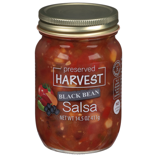 Condiments Preserved Harvest Salsa, Black Bean hero