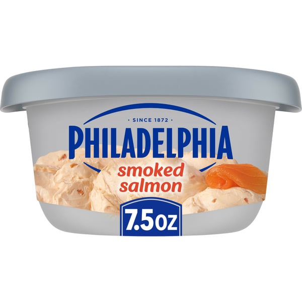 Other Creams & Cheeses Philadelphia Smoked Salmon Cream Cheese Spread hero