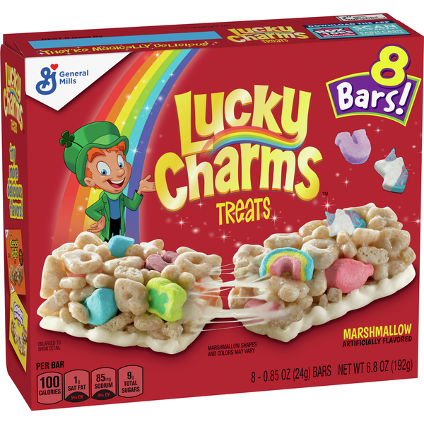 Breakfast Bars & Pastries Lucky Charms Breakfast Cereal Treat Bars, Snack Bars hero