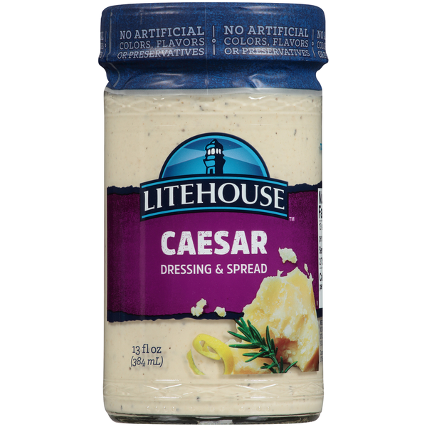 Salad Dressing & Toppings Litehouse Caesar Dressing & Spread hero