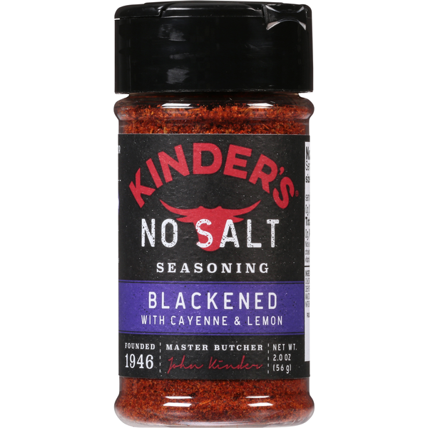 Spices & Seasonings Kinder's Seasoning, No Salt, Blackened with Cayenne & Lemon hero