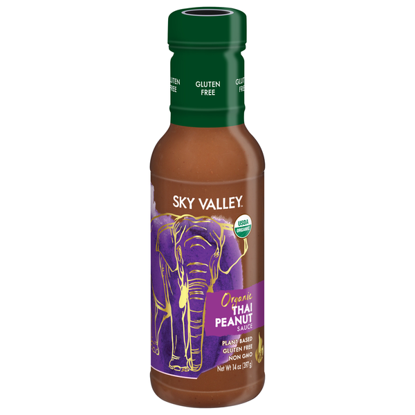 Pasta Sauce Sky Valley Sauce, Organic, Thai Peanut, Mild hero