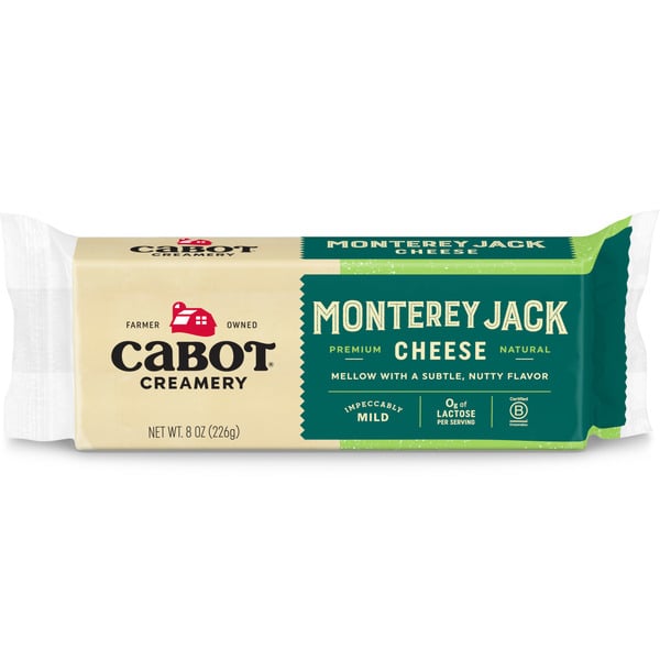 Packaged Cheese Cabot Monterey Jack Cheese hero