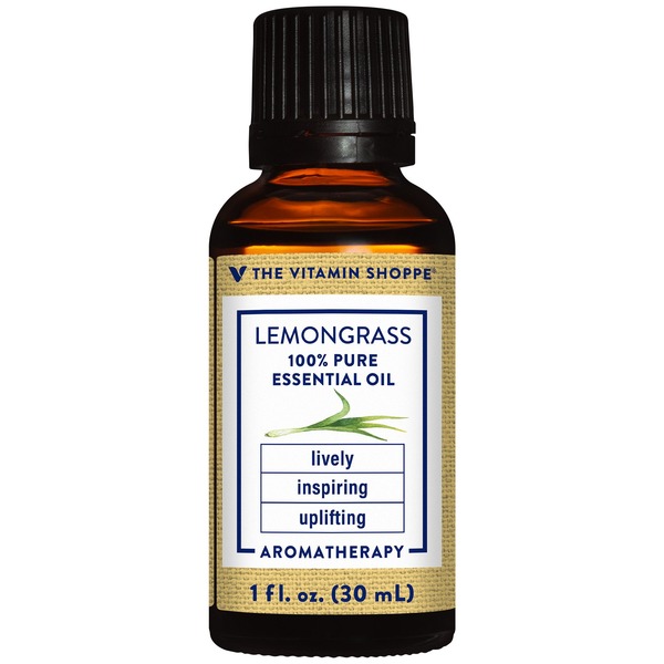 Aromatherapy The Vitamin Shoppe Lemongrass 100% Pure Essential Oil - Aromatherapy (1 Fluid Ounce) hero