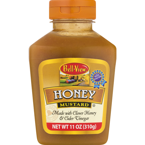 Condiments Bell-View Mustard, Honey hero