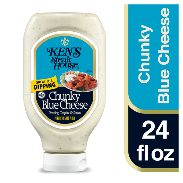 Salad Dressing & Toppings Ken's Steak House Dressing, Topping & Spread, Chunky Blue Cheese hero