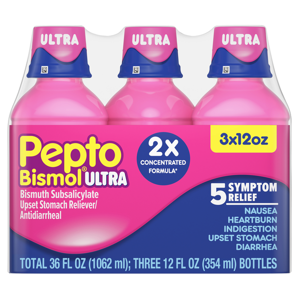 Digestion Pepto-Bismol Original Ultra Liquid, Upset Stomach Relief hero