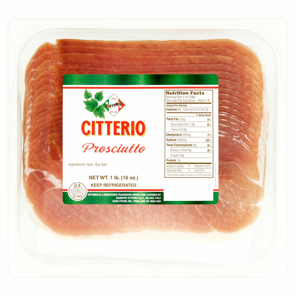 Lunch Meat Citterio Proscuitto hero