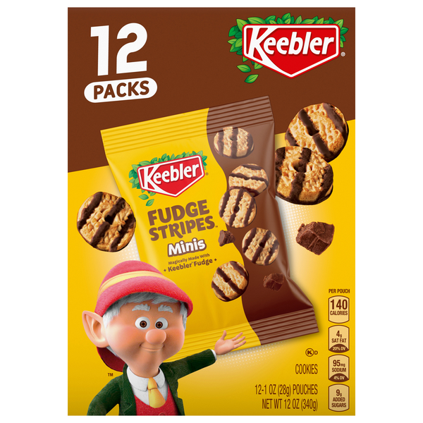 Packaged Cookies Keebler Cookies, Fudge Strips, Minis hero