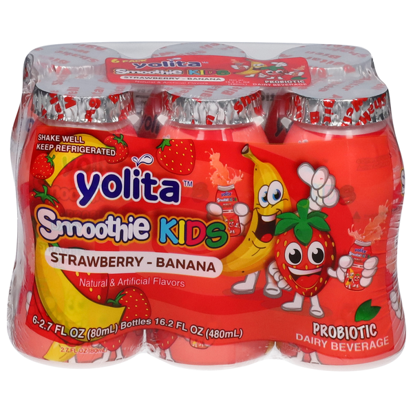 yolita Smoothie, Strawberry Banana, Kids hero