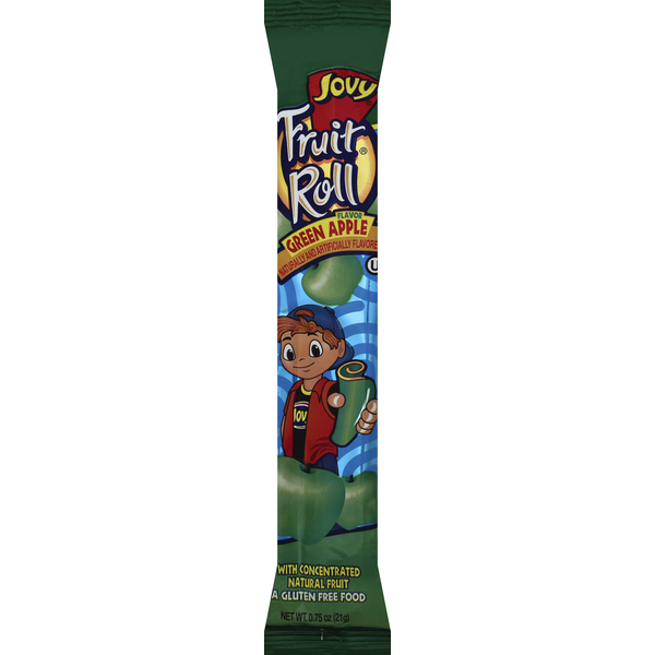 Fruit & Vegetable Snacks Jovy Fruit Roll, Green Apple Flavor hero