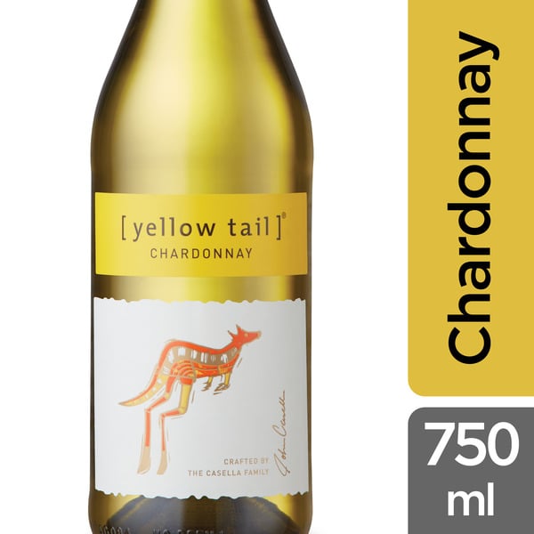 White Wine [yellow tail] Chardonnay hero