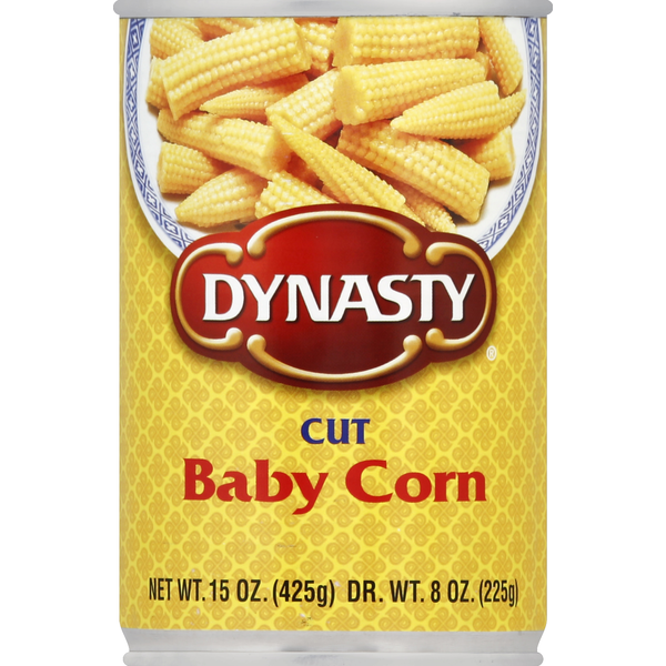 Canned & Jarred Vegetables Dynasty Baby Corn, Cut hero