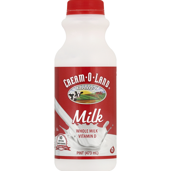 Milk Cream-O-Land Milk, Whole hero